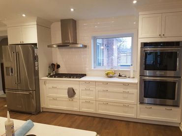 Bellhaven full kitchen main floor demo to create open concept design