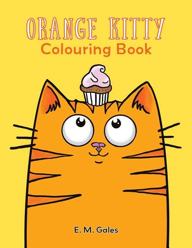 Orange Kitty Colouring Book by EM Gales