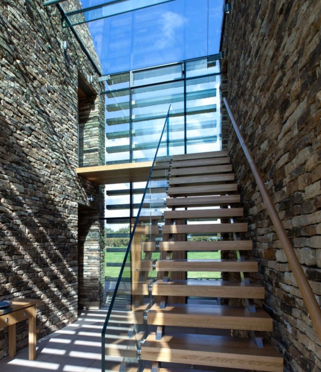 Award Winning Oak & glass staircase