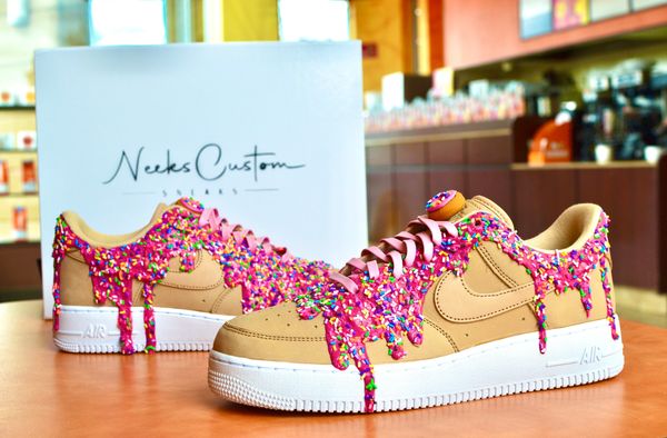 Dunkin Donut Custom  Airforce 1 Size 10 Men’s