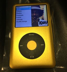 Custom Gold iPod Classic