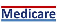 Medicare logo on a white background 