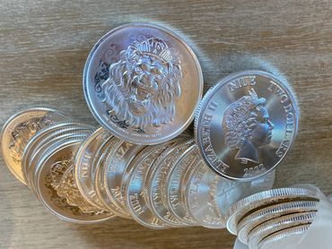 2022 Niue Lion Silver Rounds