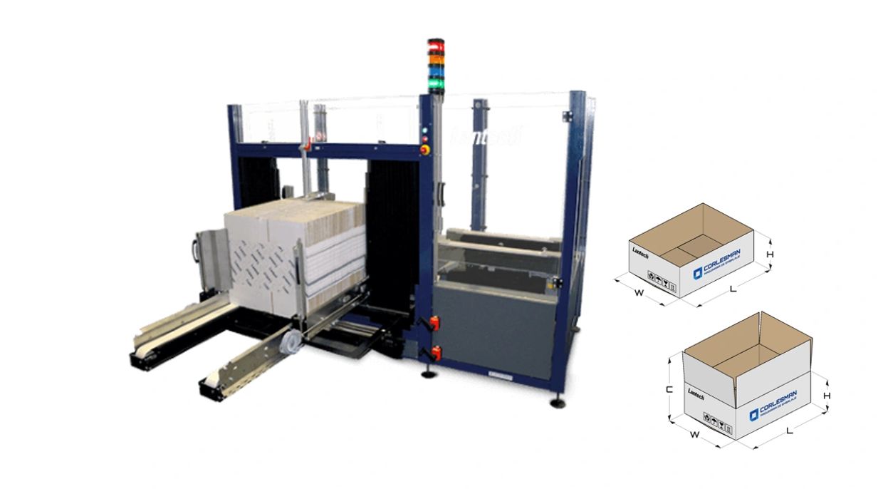 Formadora de cajas Lantech C400