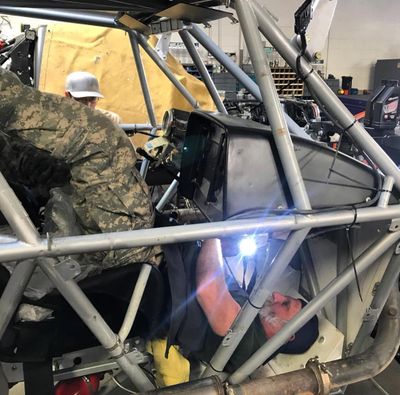 Fabrication on off-road vehicle