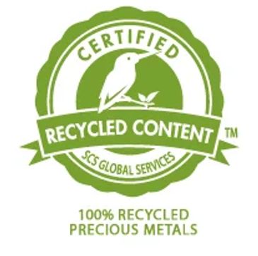 Picture of long-beaked bird. Text reads, "Certified Recycled Content, SCS Global Services"