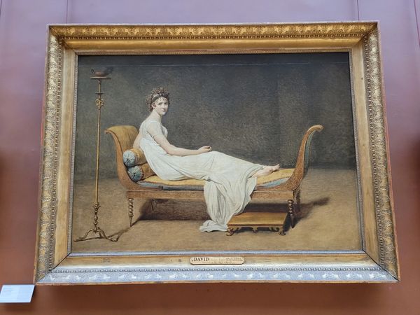 madame recamier jaques Louis David in Louvre