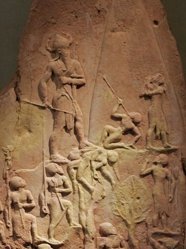 Victory Stele of Naram-Sin in the Louvr