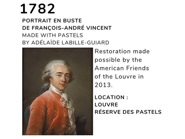 portrait en buste François andré vincent
