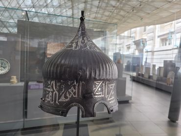 Muslim helmet at the Louvre