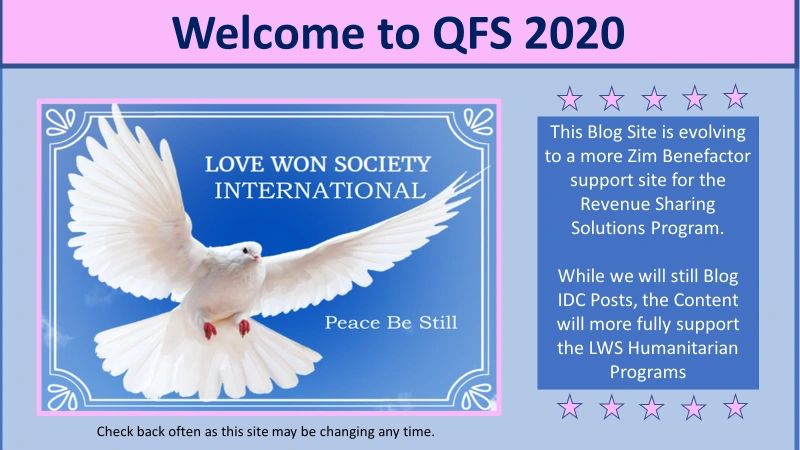 Love Won Society's support site for Humanitarian Programs