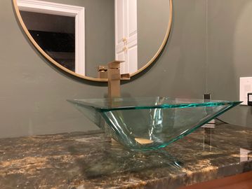 Vessel Sink & Marble Top