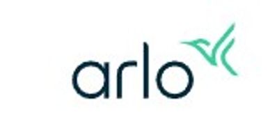Logo of Arlo with a stylized green bird.