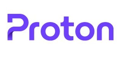 Logo of Proton with purple text on a white background.
