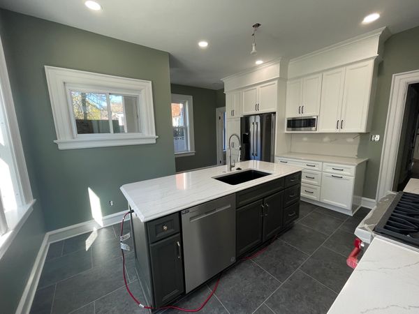 Painting and countertops complete