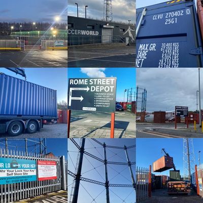 industrial yards and compound in Cumbria