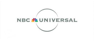 NBC Universal logo with colorful peacock symbol and circular design.