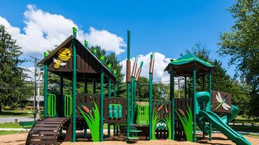commercial playground installed