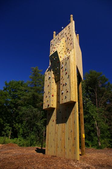 Climbing Tower at Loyola University in Chicago.