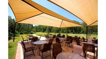 Multi dome hip shade canopy.