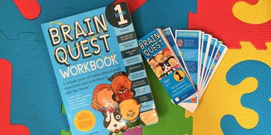 Brain Quest workbook and Brain Quest 300 Questions and Answers for Grade 1