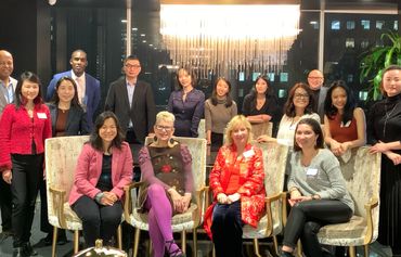 China-US Women's Foundation's Lunar New Year party at Hongkun offices 2.6.2020