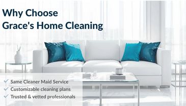 Spotless living room after a professional residential cleaning service in Halifax by Grace's Home Cleaning.
Halifax’s Premier Same-Cleaner service
