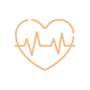 Heart with heart rate
