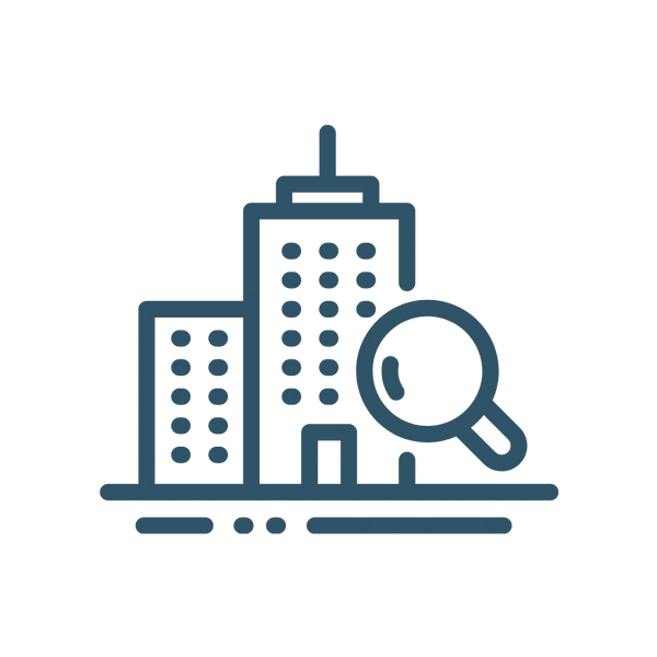 Building inspection icon