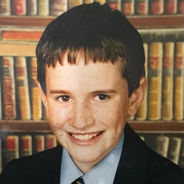 A school photo of Sam