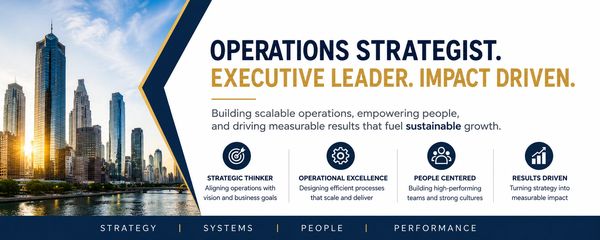 Operations strategist with a focus on leadership and impact.