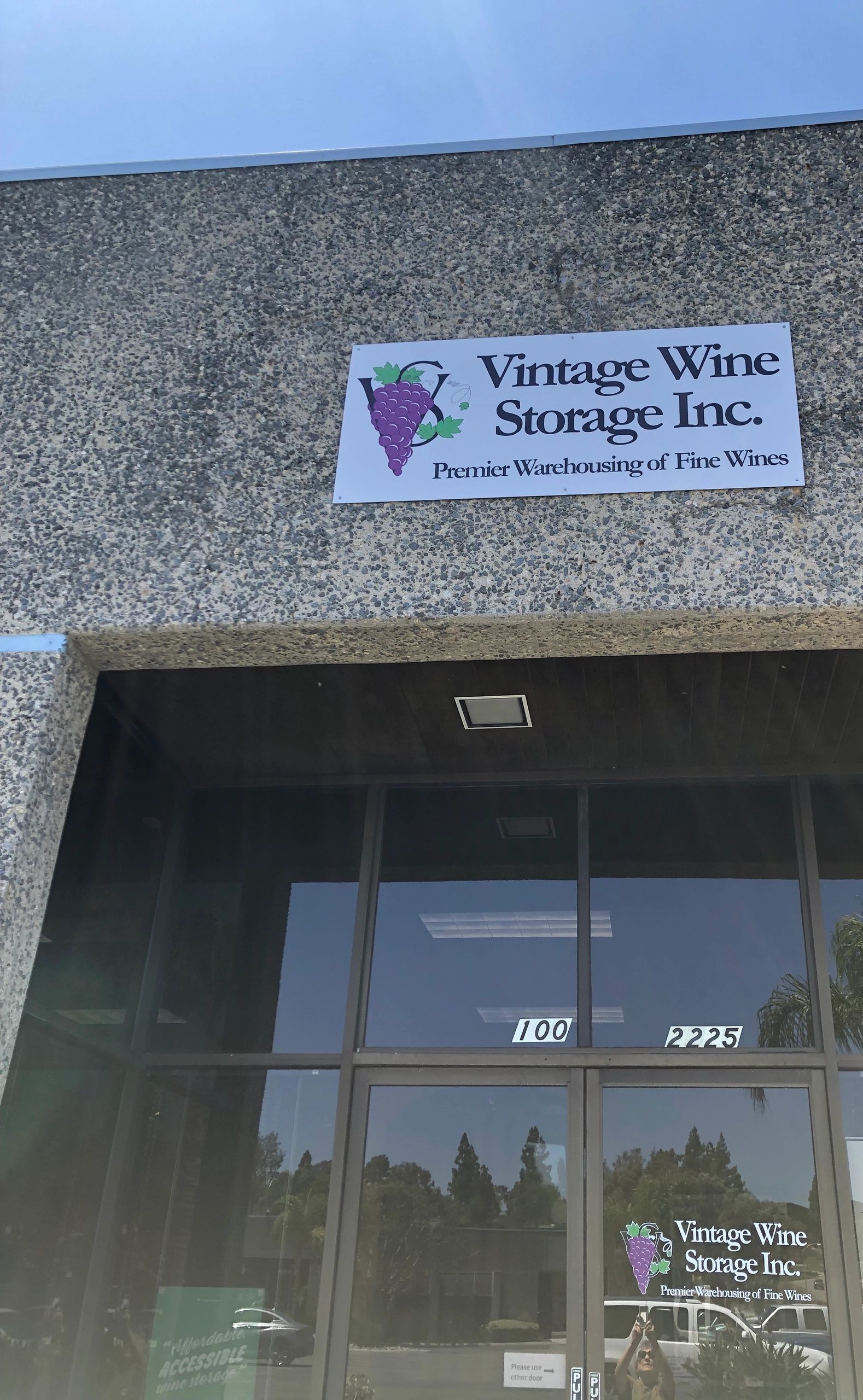 Warehouse Conditions Vintage Wine Storage Inc