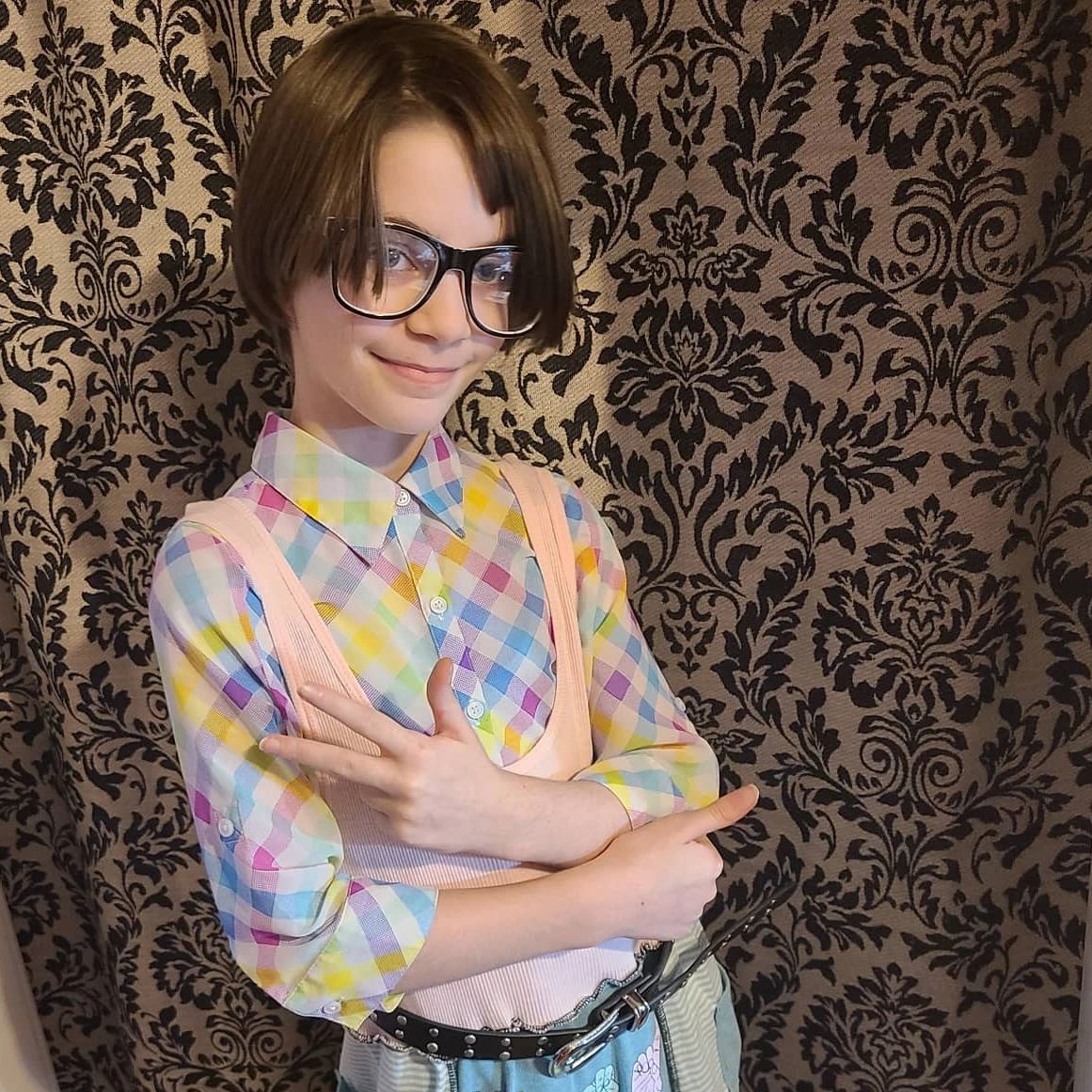 Rania in a recent 2020 photo of one of her newest designs.