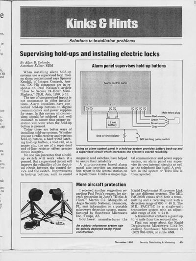 Security Distributing & Marketing magazine published an article on Microwave Protection.