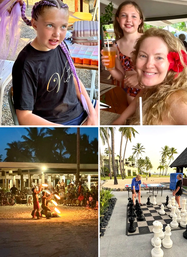 Family vacation in Octopus Resort, Fiji