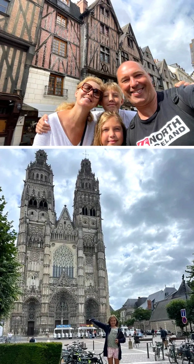 Summer family vacation in France