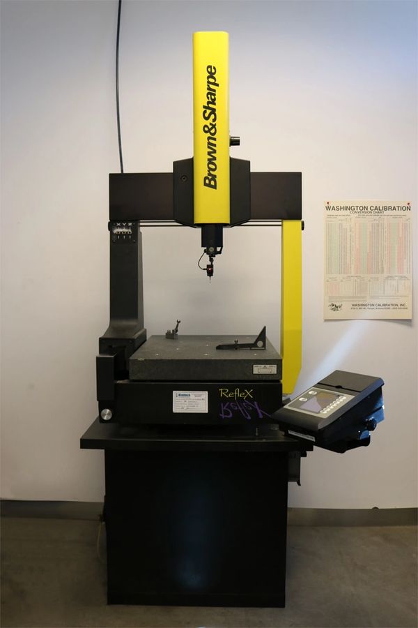 Coordinate measuring machine is an device that measures the geometry of physical objects. 