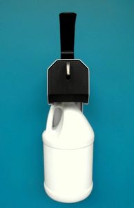 AR125
Wall mounted dispenser for pour handle gallon bottles