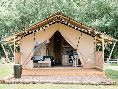 Front of Maple tent