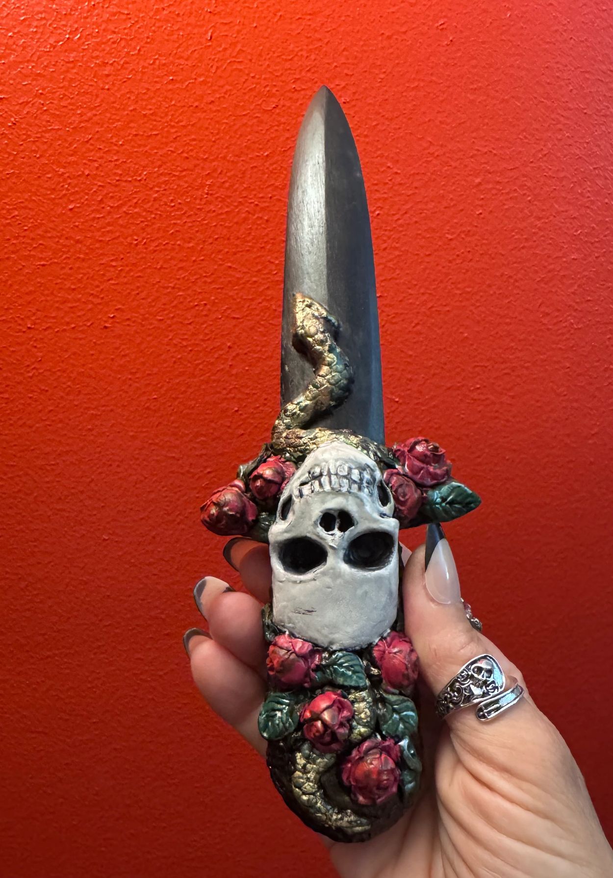 The athame is an excellent companion for opening and closing sacred circles, charging and dedicating