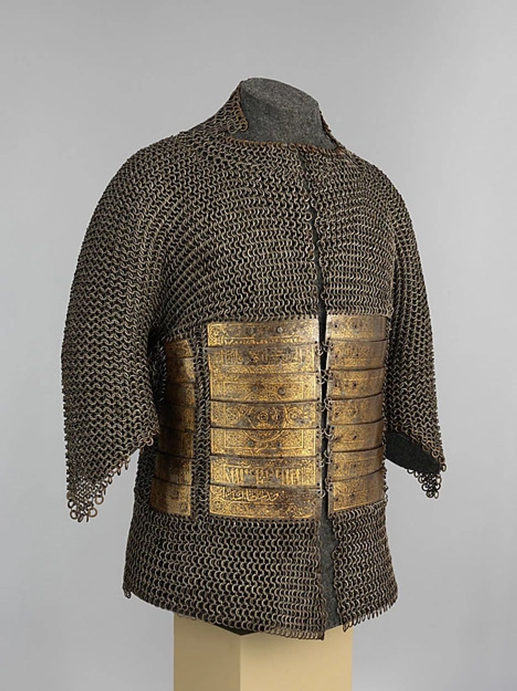 Chainmaille goes back to the Middle Ages. Image of chainmaille shirt.