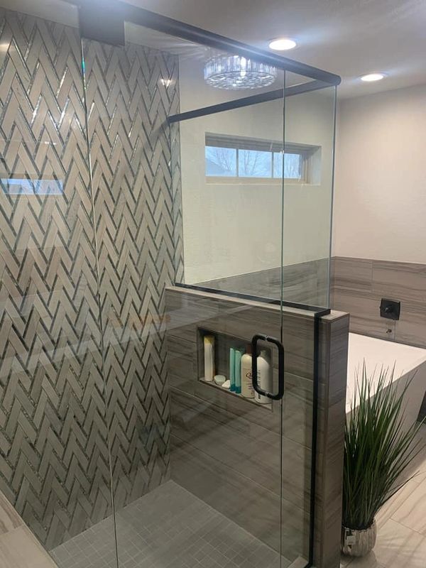 custom residential shower