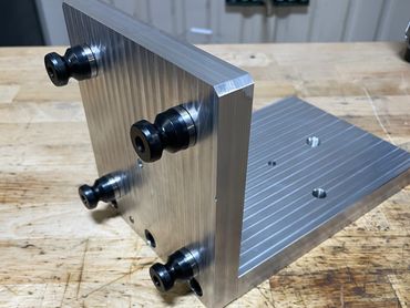 4th axis Robodrill DDR Shelf trunnion mount for 5th axis quick connect