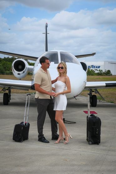 Travel, Engagement photography, private airplane photography