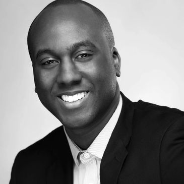 Mature cheerful african american executive businessman