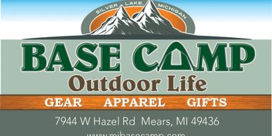 Base camp silver lake grocery items firewood, RV parts and service, golf cart rental
