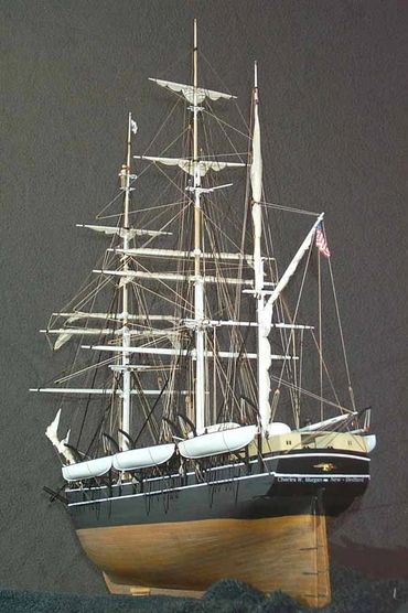 1:64 scale Charles W. Morgan whaleship 