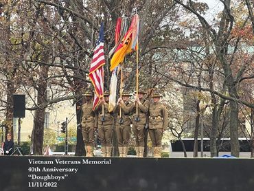 Doughboys Honor Guard in WWII uniforms