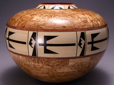 Segmented wood vessel