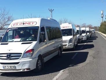 Araç filosu ile hizmetinizdeyiz